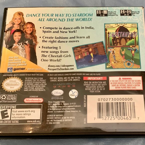 Cheetah Girls - Passport to Stardom - Nintendo DS - Picture 3 of 3